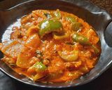 A picture of step 12 of Rich & Creamy Onion Capsicum masala.