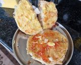 A picture of step 2 of Maska bun.