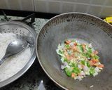 A picture of step 4 of Veg Indian Sizzler.