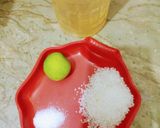 A picture of step 1 of Shakanjbeen (Lemonade).