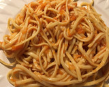 Foto del paso 5 de la receta: Tallarines rojos peruanos