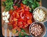 A picture of step 1 of Tomato Pachadi.
