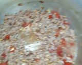 A picture of step 4 of Kohati keema Karahi.