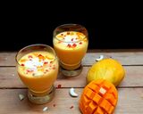 A picture of step 3 of Mango mastani.