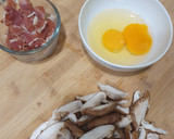 Foto del paso 1 de la receta: Revuelto de setas con jamón