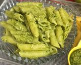 A picture of step 10 of Basil Pesto Pasta.