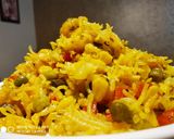 A picture of step 7 of Maggi masala khichdi.