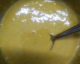 A picture of step 2 of Aloo vada with mango juice.