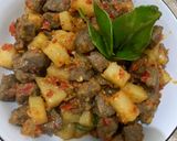Foto langkah ke 5 dari resep Sambal goreng hati sapi & kentang.