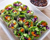 A picture of step 4 of Vegetarian Spring Rolls.