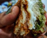 A picture of step 4 of Tricolour sandwich.