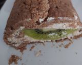 Foto del paso 5 de la receta: Pastel frío de galleta, queso, plátano y kiwi