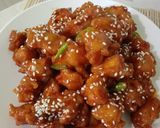 Foto langkah ke 3 dari resep 15.Korean Fire Chicken Dakgangjeong Ayam pedas Korea simple byme.