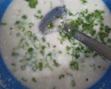 A picture of step 3 of Rava masala dosa.