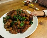 A picture of step 7 of Beginner-Friendly Bento Dish: Three Cup Chicken (San Bei Ji).