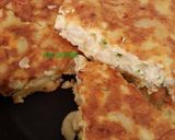 Foto langkah ke 3 dari resep Omelet Makaroni Tahu Keju.