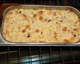 A picture of step 2 of Bread Pudding with Walnuts and Raisin Topping, Jon Style.