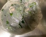 A picture of step 2 of Winter Spinach and Mushroom Salad.