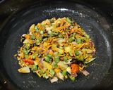 A picture of step 3 of Vegetable vermicelli upma.