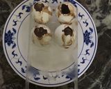 A picture of step 6 of Sparkling egg shell chocolate pudding.