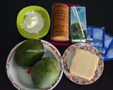 Foto langkah ke 1 dari resep Kuweni Mango Cheesecake.