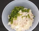 A picture of step 2 of Sabudana Batata Thalipeeth for Vrat.