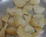 A picture of step 1 of Puri - Bhaji.