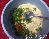 A picture of step 1 of Methi ke Aloo Bhajiye.