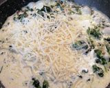 Foto del paso 5 de la receta: Espinacas con jamón y salsa de queso
