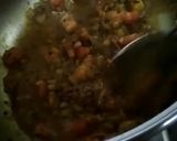 A picture of step 4 of Panch phoran Masoordal.
