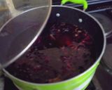 A picture of step 2 of Hibiscus Pineapple Mint Mocktail.