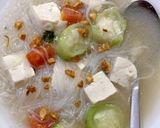 Foto langkah ke 4 dari resep Sup Oyong Tahu.