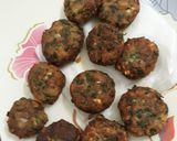 A picture of step 4 of Spinach peanut cheese tikkis.