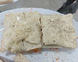 A picture of step 2 of Paneer carrot chattny sandwiches/ special republic day.