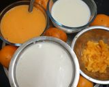 A picture of step 1 of Orange Tang Ice cream.