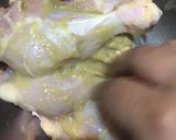 A picture of step 2 of Chicken Tangdi Masala.