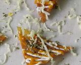 A picture of step 3 of Leftover Roti Nachos.