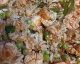 A picture of step 4 of Easy Prawn and Rice Skillet.