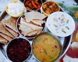 A picture of step 9 of Traditional tasty Gujarati Thali.