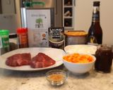 Foto del paso 1 de la receta: Filetes de falda de ternera guisados y puré de papas al pimentón