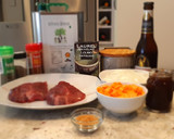 Foto del paso 1 de la receta: Filetes de falda de ternera guisados y puré de papas al pimentón