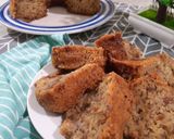 Foto langkah ke 7 dari resep Bolu Pisang Kurma (Tanpa Telur Tanpa Mixer).