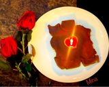 عکس مرحله 4 از دستور تزیین حلوا به شکل وطنم ایران
