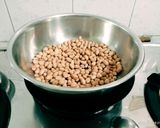 A picture of step 1 of Rich in healthy fats peanuts butter and peanuts butter dry fruits Burfi.