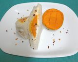 A picture of step 6 of Japanese Mango 🥭 Sando (A Cold Sandwich).