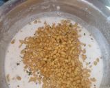 A picture of step 2 of Boondi Raita.