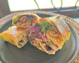 Foto langkah ke 4 dari resep Chicken vegetables Wraps garlic.