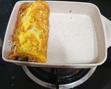 Foto langkah ke 4 dari resep Telur Gulung Nasi.