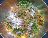 A picture of step 4 of Corn Spinach Besan Tikki.