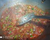 A picture of step 4 of Brinjal Bharta.